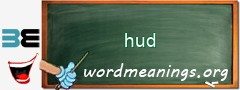 WordMeaning blackboard for hud